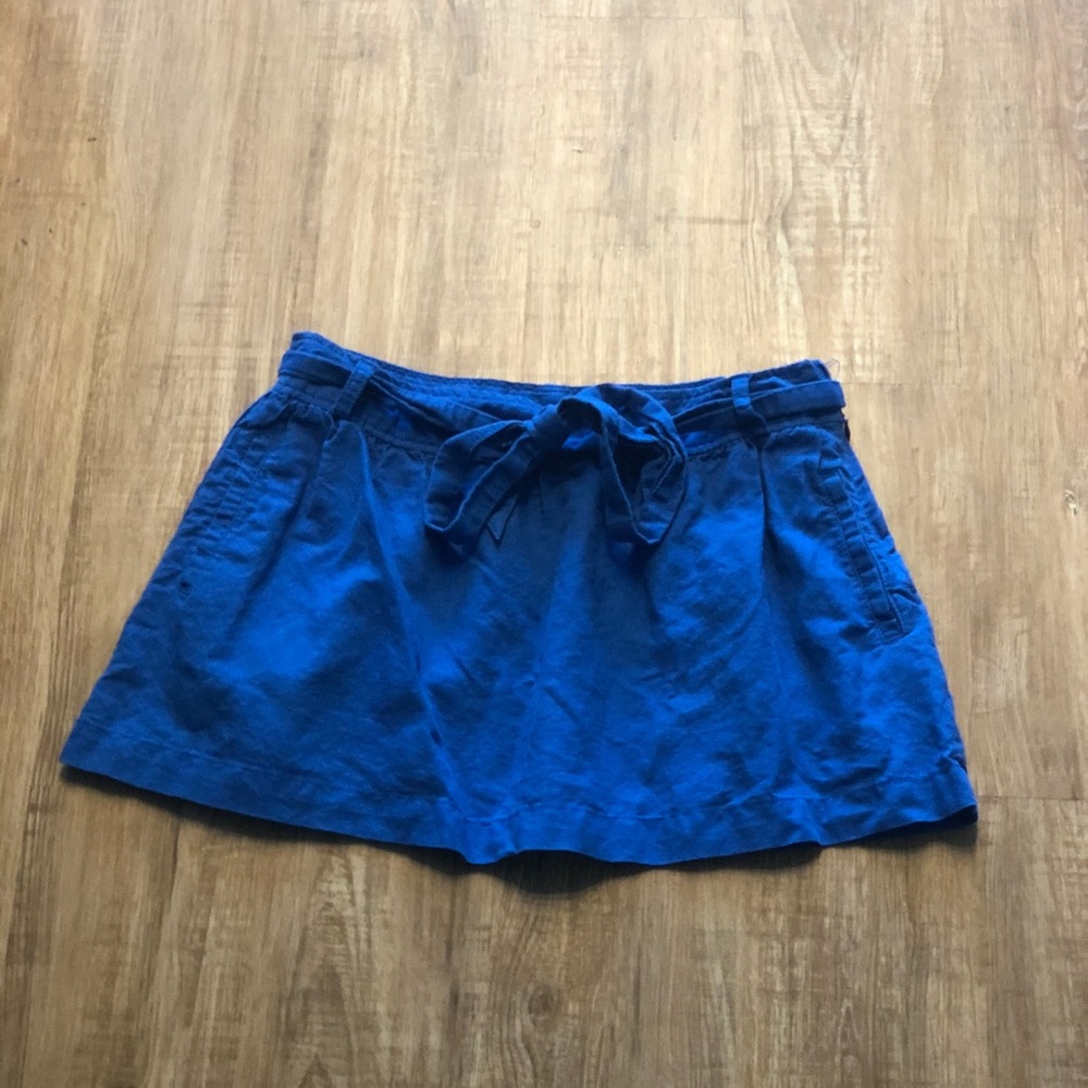 Blue Mini Skirt